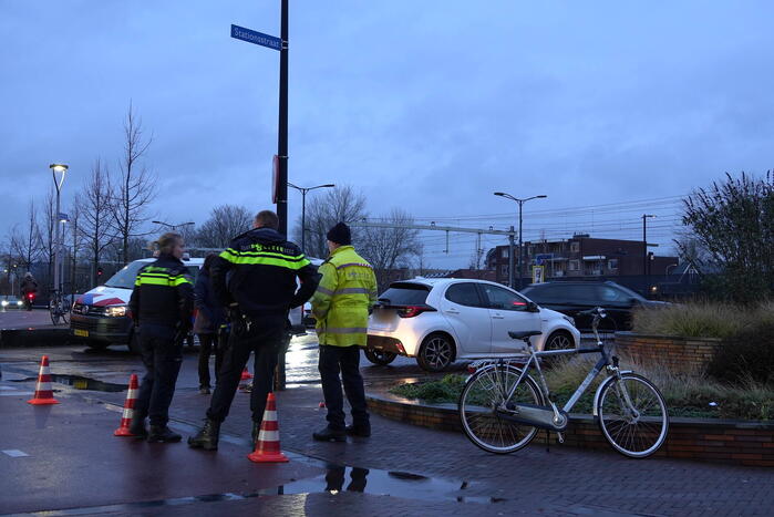 Fietser gewond bij aanrijding met auto