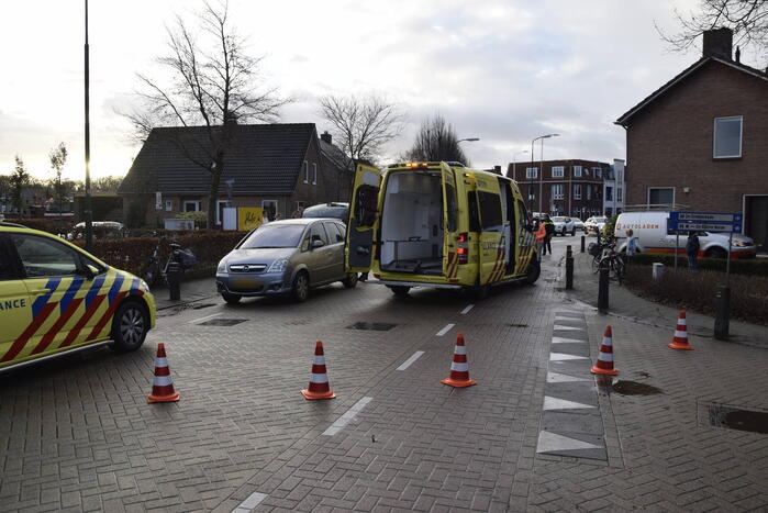 Fietser gewond bij ongeval met auto