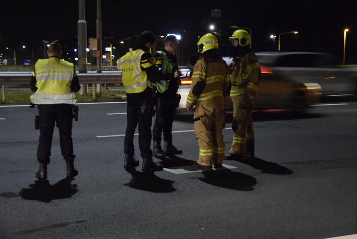 Rookontwikkeling in bestelbus met 130 kilo vuurwerk