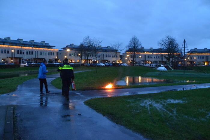 Brandweer ingezet voor kleine buitenbrand