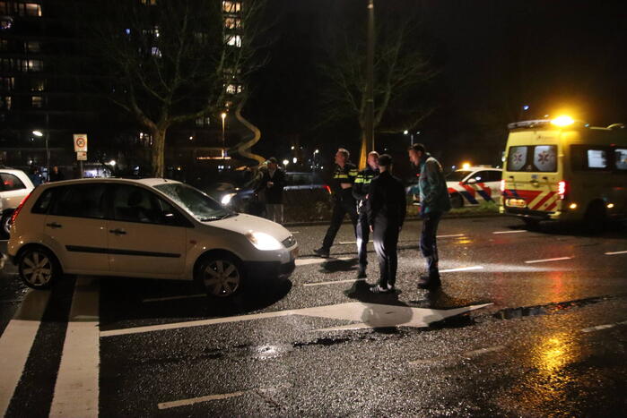 Automobilist ziet voetganger over het hoofd