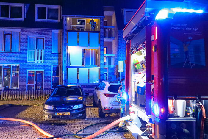 Matras in slaapkamer vliegt in brand