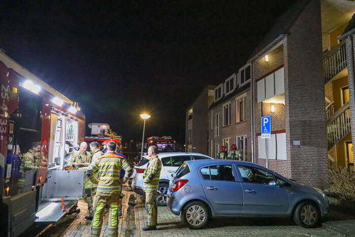Matras in slaapkamer vliegt in brand