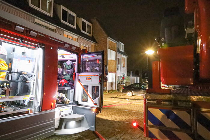 Matras in slaapkamer vliegt in brand