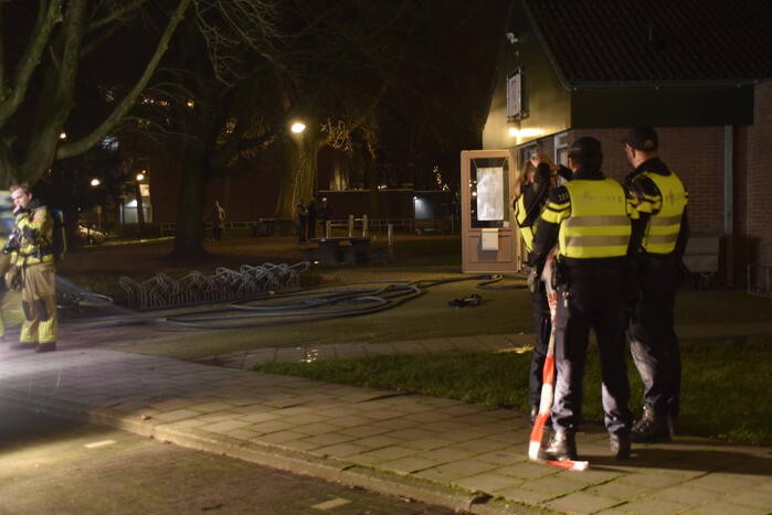 Veel schade bij brand in buurthuis