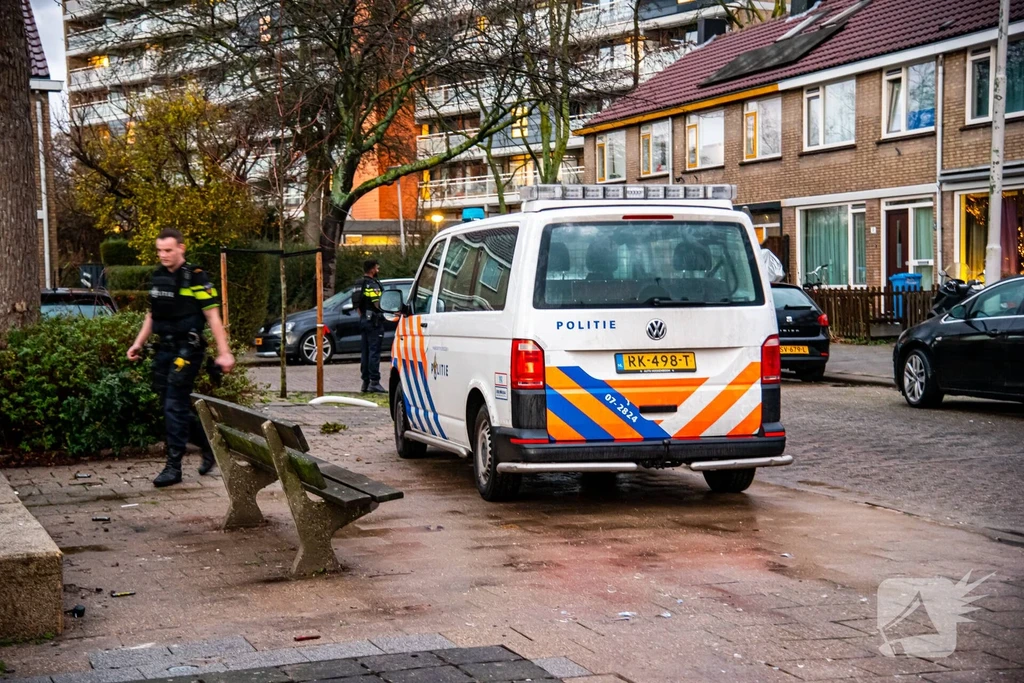 Ruitwagen 112 melding Hoogvliet Rotterdam 