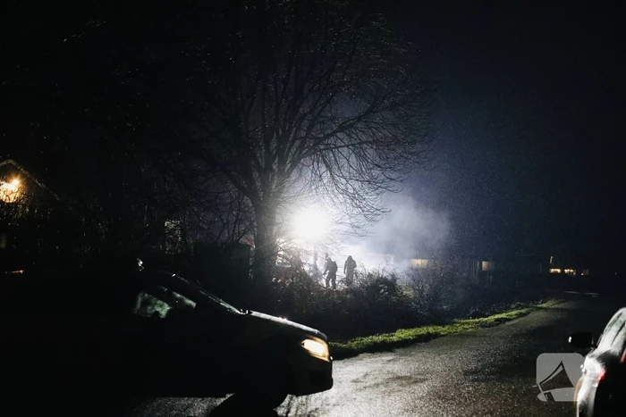 Aanhanger verwoest door brand