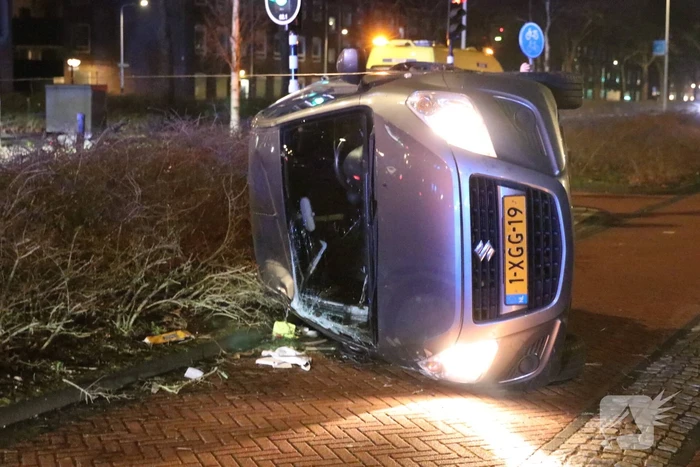 Flinke verkeerschaos na aanrijding