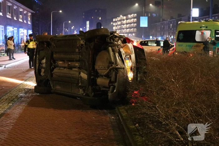 Flinke verkeerschaos na aanrijding