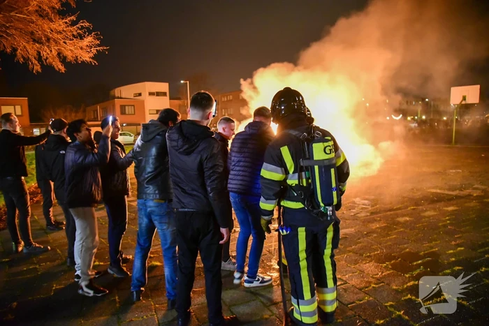 Veel rookontwikkeling bij flinke buitenbrand