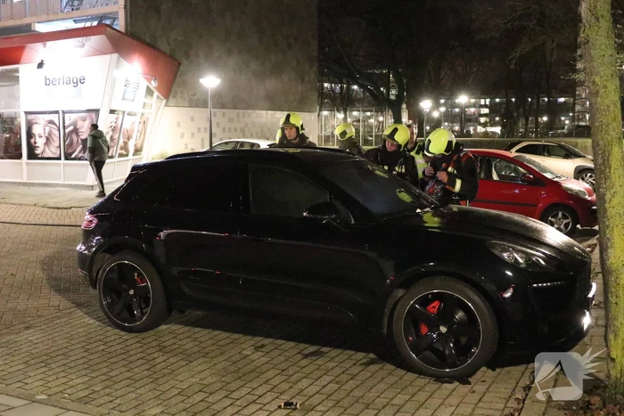 Brand in dure Porsche