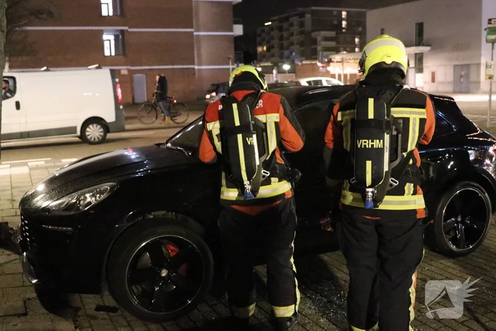 Brand in dure Porsche