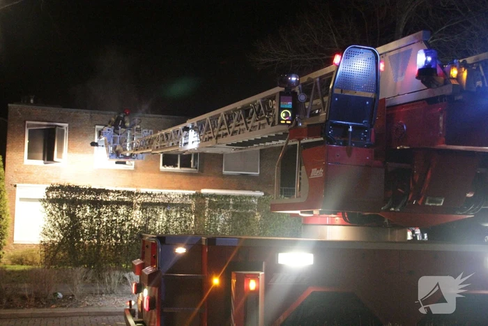 Forse brand in woning