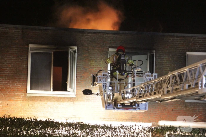 Forse brand in woning