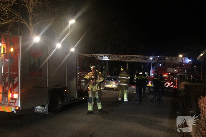 Forse brand in woning