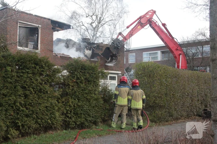 Forse brand in woning