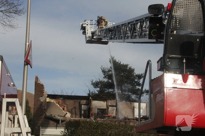 Forse brand in woning