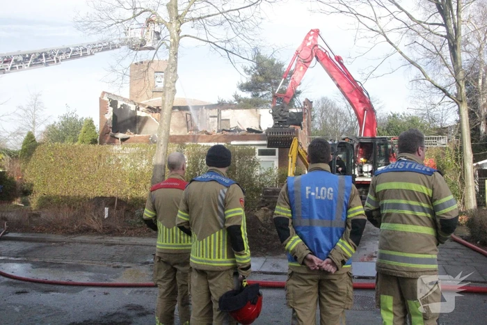 Forse brand in woning
