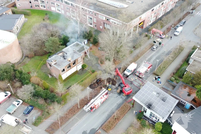 Forse brand in woning