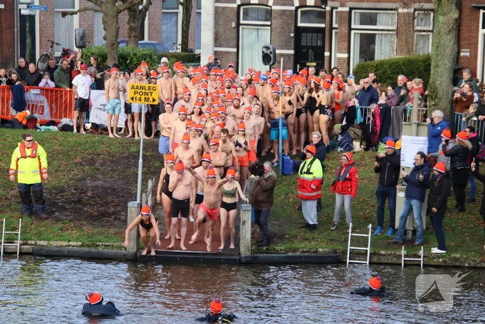 Grote drukte bij nieuwjaarsduik