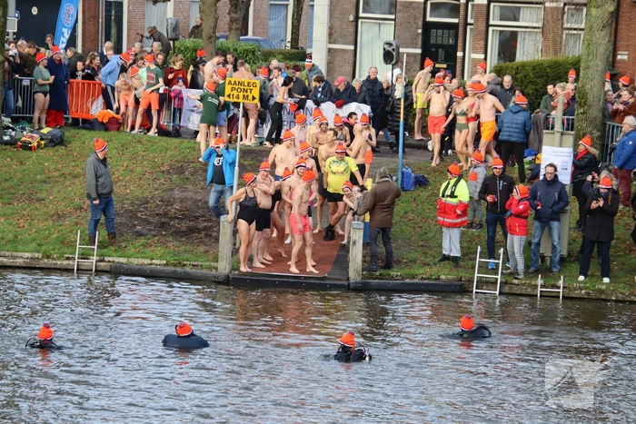 Grote drukte bij nieuwjaarsduik