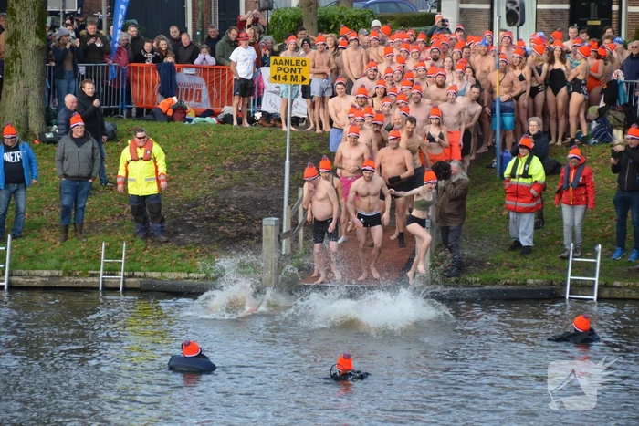 Grote drukte bij nieuwjaarsduik