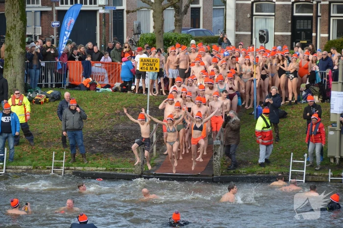 Grote drukte bij nieuwjaarsduik