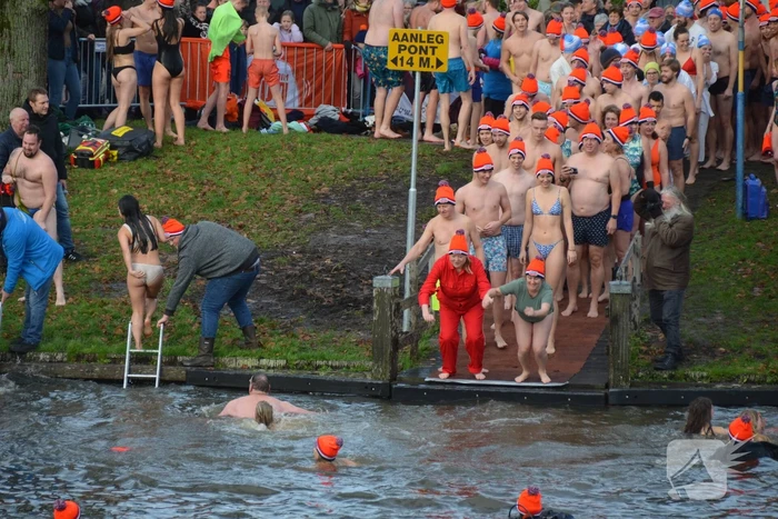 Grote drukte bij nieuwjaarsduik
