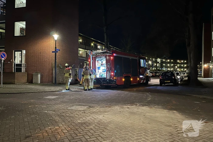 Brand in container snel geblust