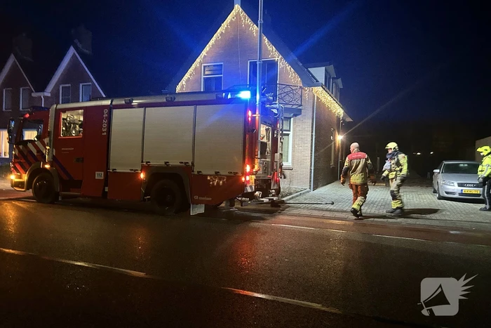 Rookontwikkeling bij schoorsteenbrand
