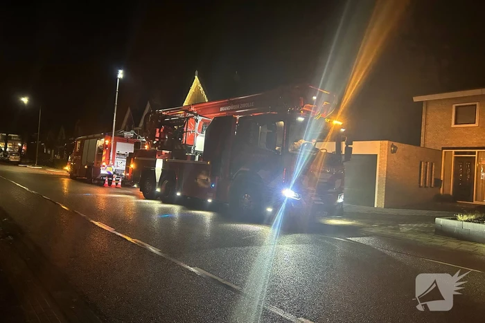 Rookontwikkeling bij schoorsteenbrand