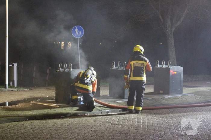 Rookontwikkeling bij brand in container
