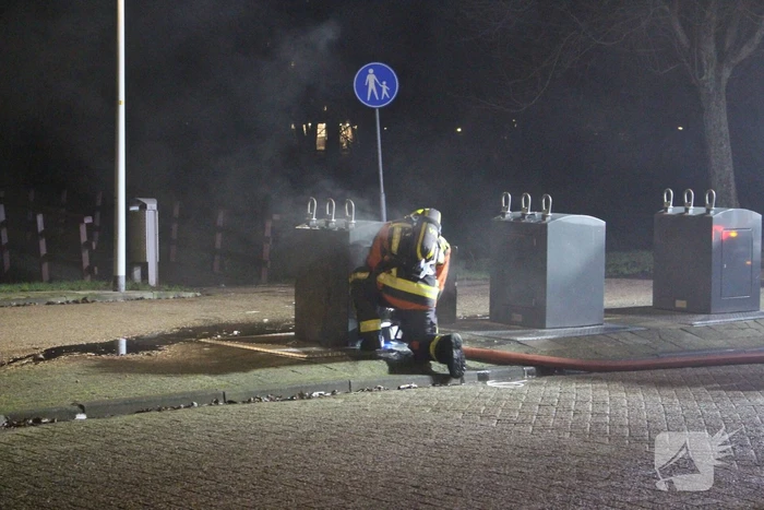 Rookontwikkeling bij brand in container