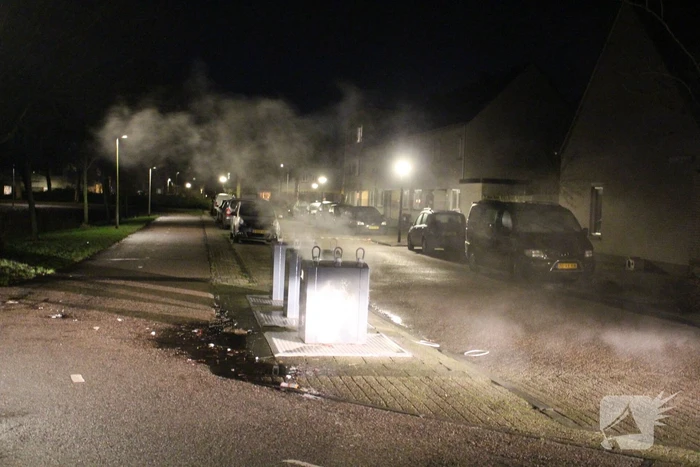 Rookontwikkeling bij brand in container