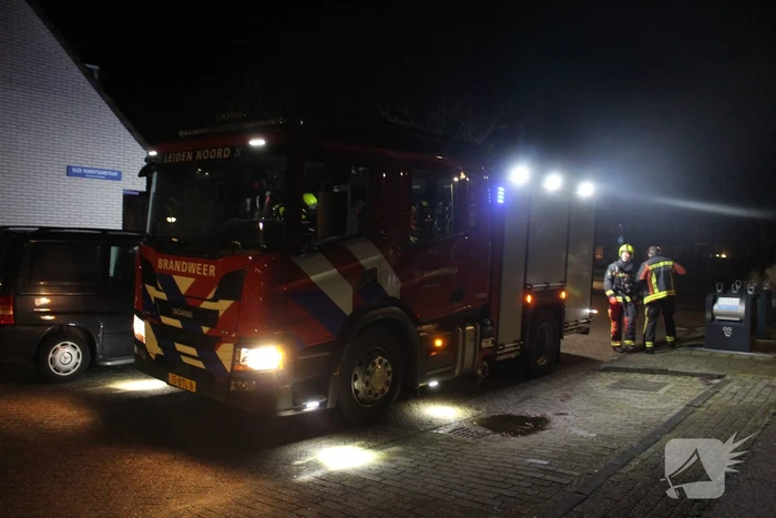 Rookontwikkeling bij brand in container