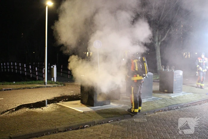 Rookontwikkeling bij brand in container