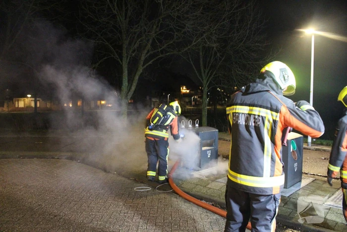 Rookontwikkeling bij brand in container