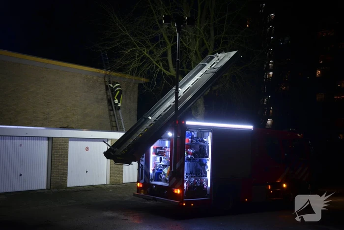 Dakinspectie na melding brandgerucht