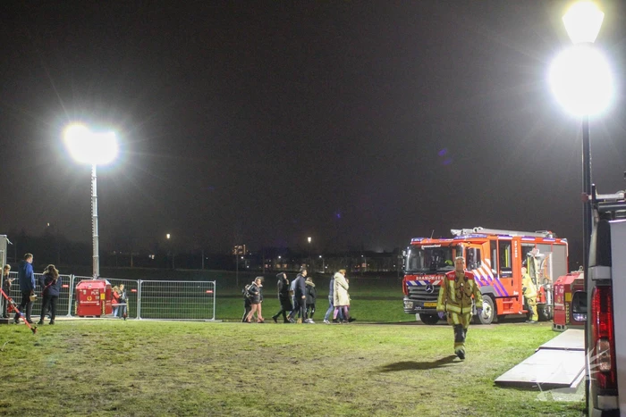 Circus artiest van hoogte gevallen