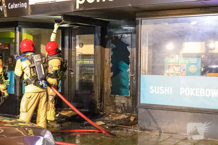 Veel schade bij brand in horecagelegenheid