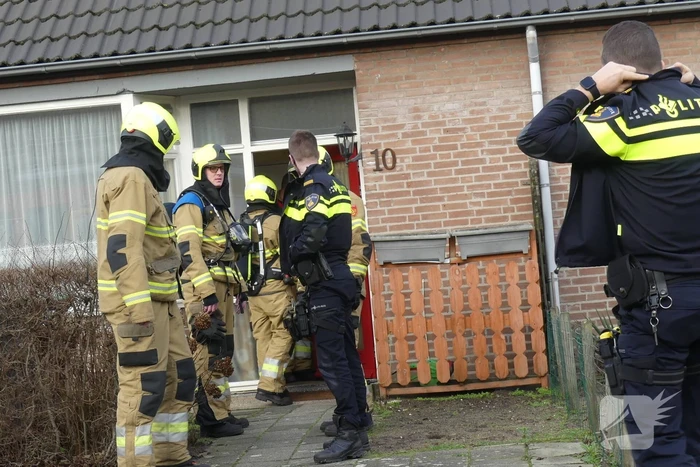 Brandweer ingezet voor gaslekkage in woning