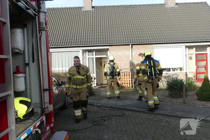 Brandweer ingezet voor gaslekkage in woning