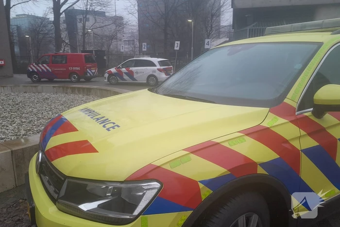 Monteur komt in aanraking met gevaarlijke stof in ziekenhuis