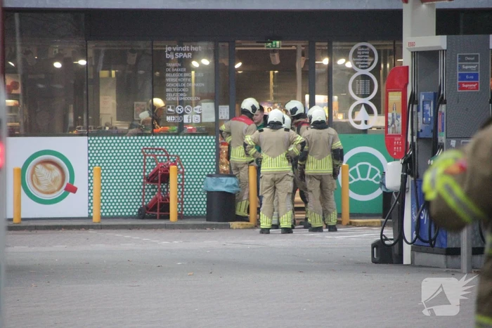 Gaslucht in shop van tankstation