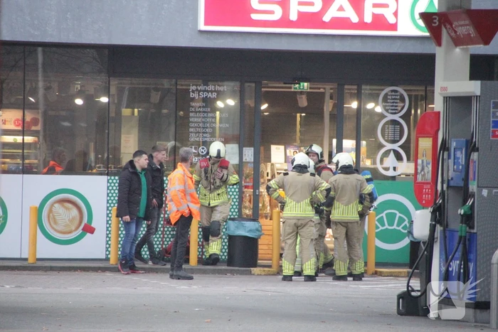 Gaslucht in shop van tankstation