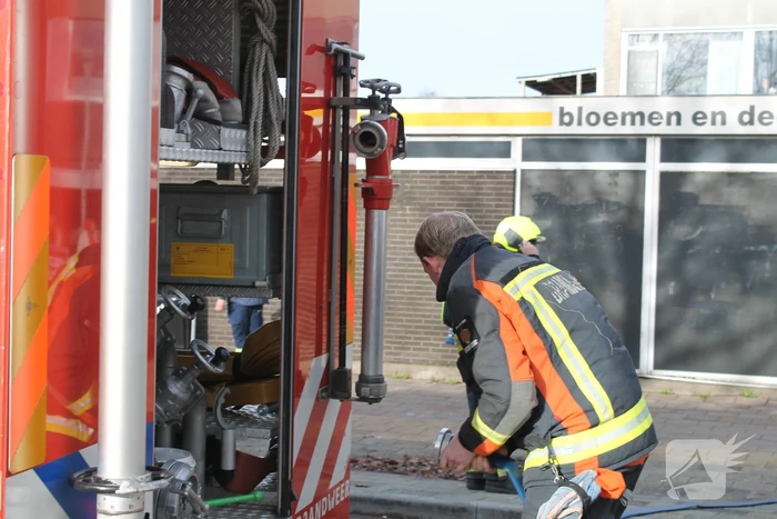 Cabine van vuilniswagen volledig uitgebrand