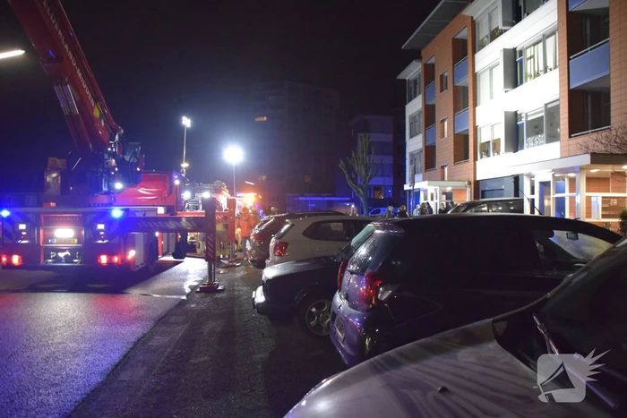 Appartementen ontruimd door brand