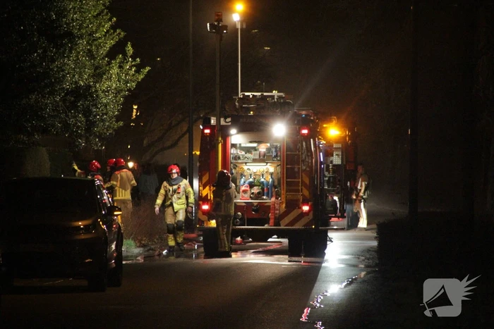 Brand in vrijstaande woning