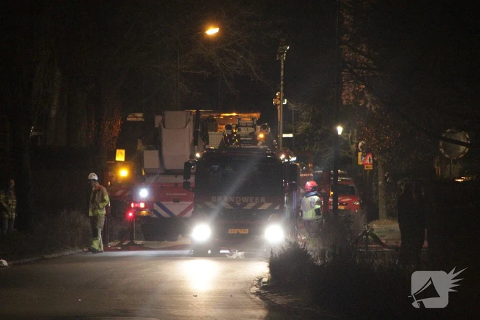 Brand in vrijstaande woning