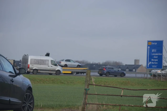 Flinke file door eenzijdig ongeval